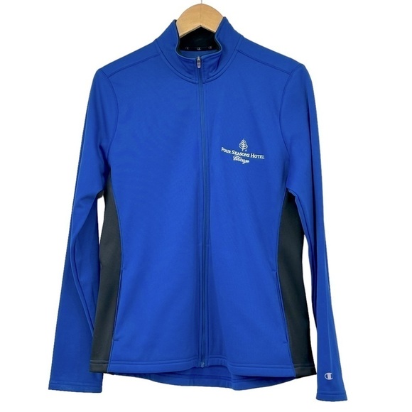 Four Seasons Chicago Blue Warm-Up Jacket Champion Brand Size Large - Picture 1 of 5